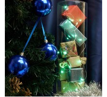 Светодиодная гирлянда CL570 линейная зеленый 2м + 0.5м с питанием от батареек  32366  Feron