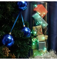 Светодиодная гирлянда CL570 линейная зеленый 2м + 0.5м с питанием от батареек  32366  Feron