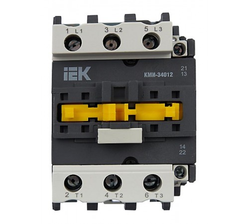 Контактор КМИ-34012 40А 400В/АС3 1НО;1НЗ   KKM31-040-400-11  IEK