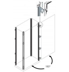 Стойки каркаса шкафа с петлями 180гр. H=1800  EV0118  ABB