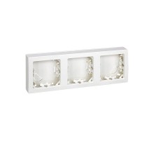 Simon 73 Рамка горизонтальная, 3 поста, 75*217мм, S73 Loft, белый  73630-60  Simon