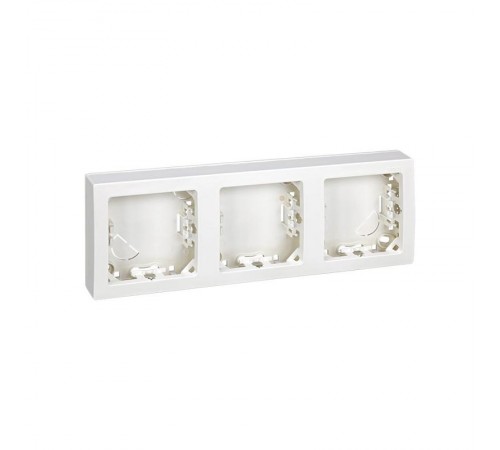 Simon 73 Рамка горизонтальная, 3 поста, 75*217мм, S73 Loft, белый  73630-60  Simon
