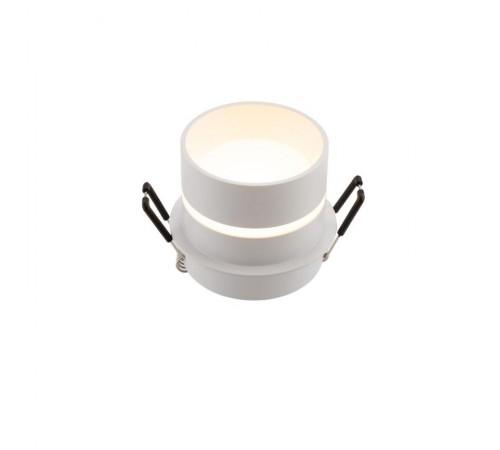 Светильник светодиодный встраиваемый DK2404-WH влагозащищенный IP 44, 10Вт, GU10, белый, алюминий  DK2404-WH  DENKIRS