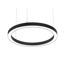 Светодиодный светильник Enso подвесной 80 Вт 1050х40 мм 4000 K с рассеивателем опал RAL9005 черный матовый  V1-R0-90525-30000-2008040  VARTON