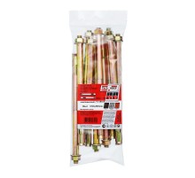 Анкерный болт с гайкой 12х200 (10 шт) - пакет ( 1,479 кг)  124333  Tech-KREP