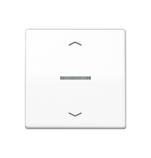 Клавиша для KNX кнопки, 1 группа с окошком и символами "стрелки"; дюропласт; белый  AS101KO5PWW  Jung