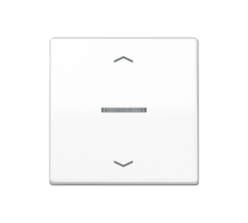 Клавиша для KNX кнопки, 1 группа с окошком и символами "стрелки"; дюропласт; белый  AS101KO5PWW  Jung