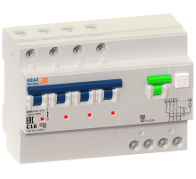 Выключатель автоматический диффренциального тока OptiDin VD63-42D25-A-УХЛ4 (4P, D25, 30mA) 10кА  350289  КЭАЗ