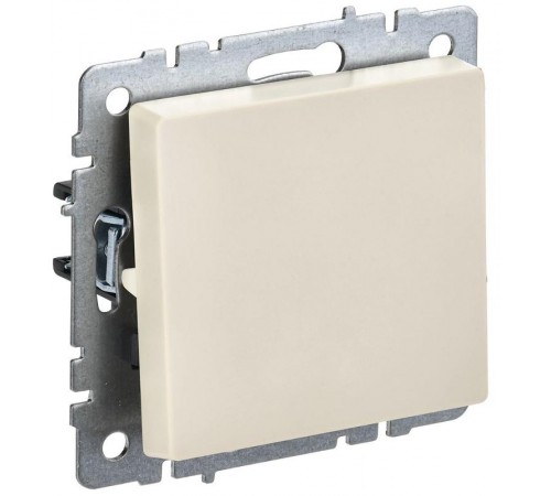 BRITE Выключатель 1-клавишный перекрестный 10А ВС10-1-3-БрКр бежевый  BR-V13-0-10-K10  IEK