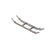 Вертикальный шарнирный угол 50х100х2,0 мм HD N  LSHL50-100-2.0 HD N  КМ - профиль