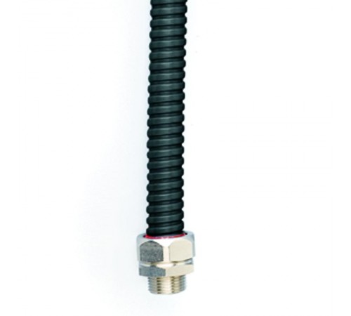 Металлорукав DN 50мм в ПВХ изоляции, Dвн 50,5 мм, Dнар 57,0, 25 м, цвет чёрный  6071-050N  DKC