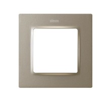 Рамка на 1 пост цвета матовый шампань S82 Concept  8200617-094  Simon