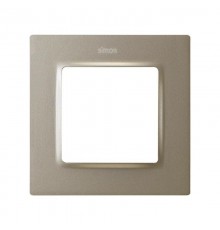 Рамка на 1 пост цвета матовый шампань S82 Concept  8200617-094  Simon