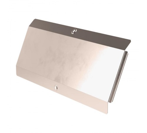 Крышка угла вертикального внешнего 45 градусов Стандарт INOX (AISI 409) 600  PR16.2986  Промрукав