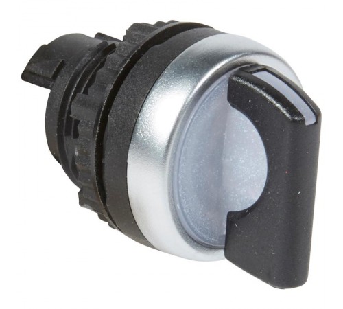 Переключатель - Osmoz - для комплектации - с подсветкой - 2 положения с фиксацией - 45° - чёрный  024037  Legrand