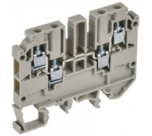 Колодка клеммная CTS-MC 4 вывода 4мм2 серая  YCT12-00-4-K03-004  IEK