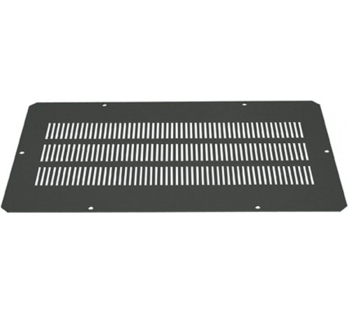 Заглушка WZ-1718-39-01-161 с перф.д.отв.A (380x380мм) в пл/кр.к нап.шк.,420x420мм,мет.,черн.(RAL 9005) (1718-39-1-1/9005)  15045  Zpas