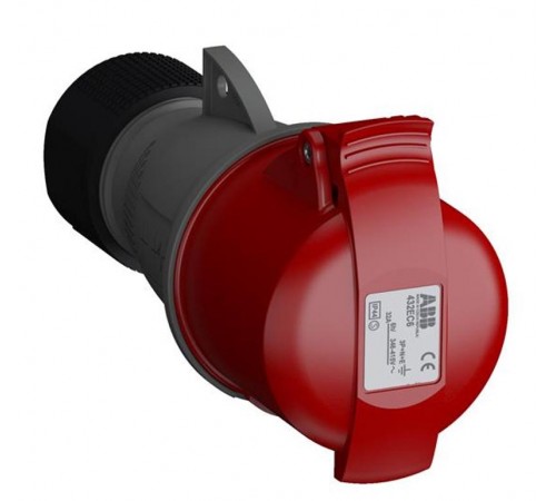 Розетка кабельная Easy&Safe 432EC6,32А,3P+N+E,IP44,6ч  2CMA102051R1000  ABB
