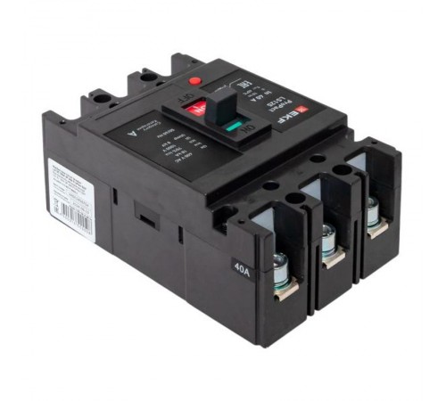 Выключатель автоматический LS125 18кА 3P 40А ProPact  mccb-125-18-3-40-ls  EKF