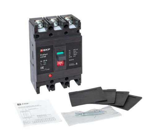 Выключатель автоматический LS125 18кА 3P 40А ProPact  mccb-125-18-3-40-ls  EKF