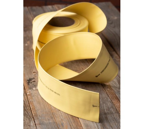 Термоусаживаемая трубка ТУТ нг 60/30 желтая рулон PROxima  tut-60-y  EKF