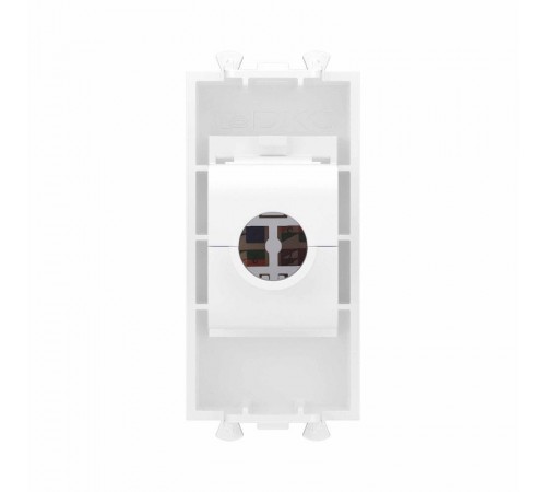 Компьютерная розетка RJ-45 без шторки модульная , кат.6А, "Avanti", "Белое облако", 1 модуль  4400671  DKC