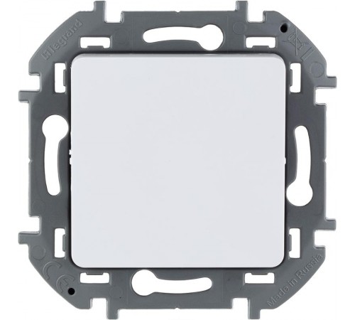 Inspiria Белый Переключатель без фиксации (кнопка) с Н.О./Н.З. контактом 6 A С/У без рамки  673690  Legrand