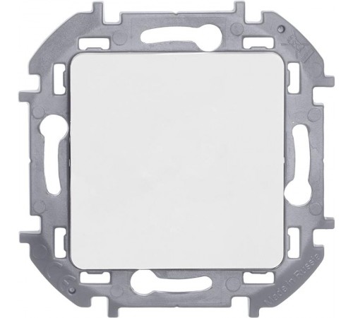 Inspiria Белый Переключатель без фиксации (кнопка) с Н.О./Н.З. контактом 6 A С/У без рамки  673690  Legrand