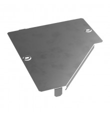 Крышка переходника левого Стандарт INOX (AISI 304) 300х150  PR16.4300  Промрукав