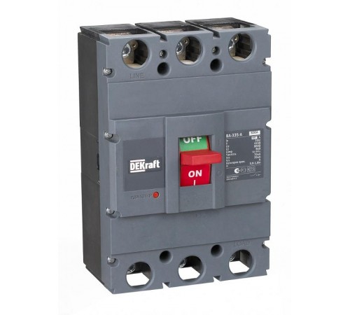 Силовой авт. выкл. 3P 630А c Ir=504А-630А 70кА ВА-335 af  21142DEK  DEKraft
