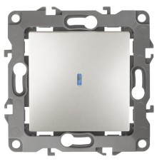 Выключатель с подсветкой 12-1102-15 10АХ-250В,  перламутр  Б0019427  ЭРА