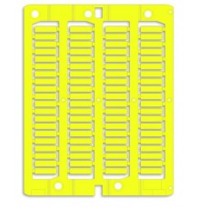 Маркировка для провода, жесткая, для трубочек. 4х15мм. Желтая  NUT15Y  DKC