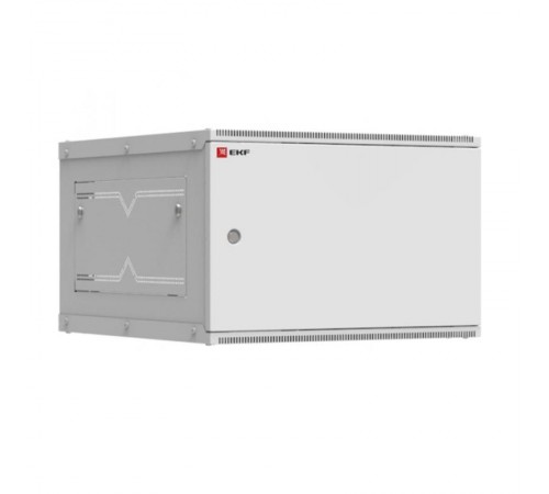 Шкаф телекоммуникационный настенный разборный 6U (600х650) дверь металл, Astra A серия EKF Basic  ITB6M650D  EKF