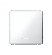 ArtGallery Лотос Выключатель 1-клавишный с подсветкой, 10АХ, механизм, быстрозажим. клем.  GAL001313S  SE