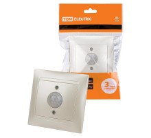 Выключатель с датчиком движения 1А перламутр "Лама"   SQ1815-0828  TDM