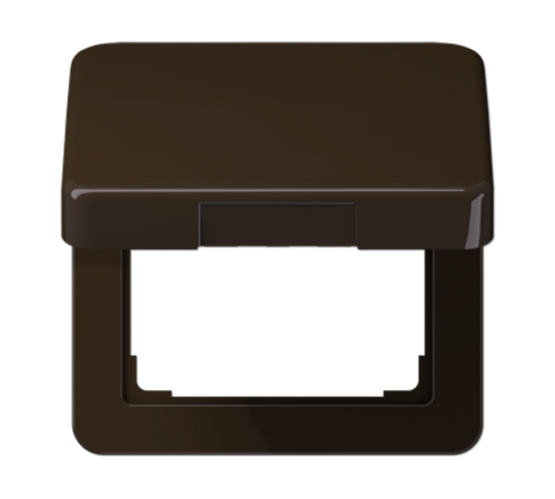 Крышка откидная для штепсельных розеток и изделий с платой 5050 мм; коричневая  CD590KLBR  Jung