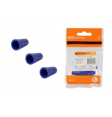 Соединительный изолирующий зажим СИЗ-2 4,5 мм2 синий (5 шт)  SQ0519-0027  TDM