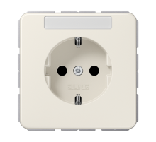 Штепсельная розетка SCHUKO 16A 250V~ с защитой от детей и полем для надписи CD1520BFKINA Jung