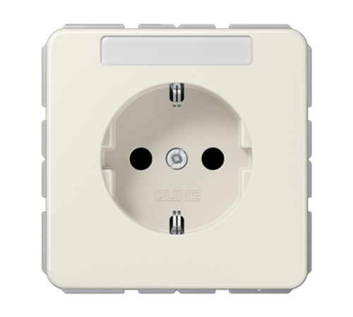 Штепсельная розетка SCHUKO 16A 250V~ с защитой от детей и полем для надписи CD1520BFKINA Jung