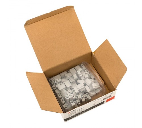 Строительно-монтажная клемма СМК 224-111 проходная на 1 проводник 1,0-2,5мм2 (100шт.) EKF PROxima  plc-smk-111  EKF