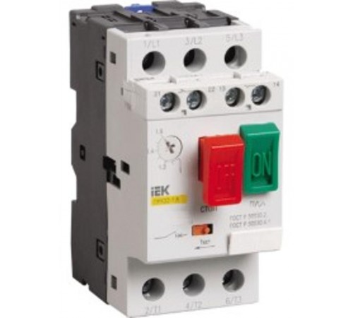 Пускатель ручной кнопочный ПРК64-63 In=64A Ir=40-63A Ue 660В  DMS22-63  IEK
