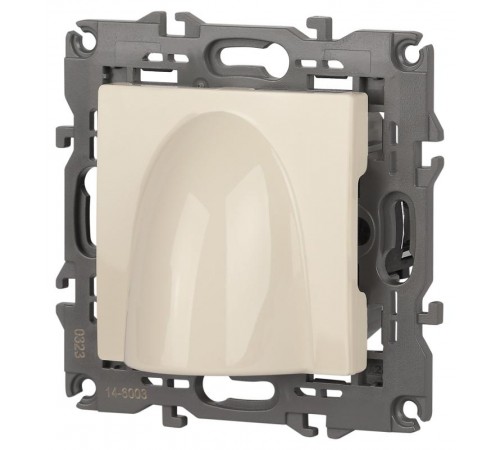 14-6003-02 Вывод кабеля, Elegance, слоновая кость  Б0051066  ЭРА