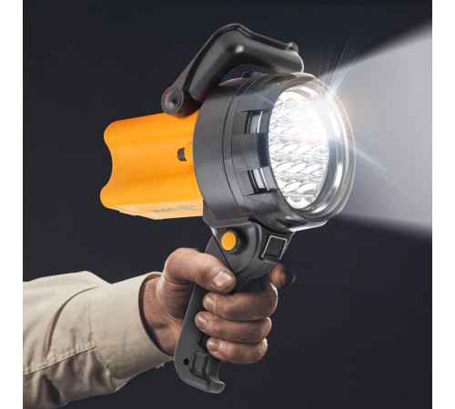 Фонарь прожекторный  19хLED PA-602 аккумулятор АЛЬФА  Б0031033  ЭРА