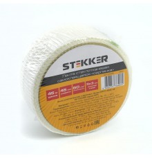 Лента уплотнительная "серпянка", 60 г/м*45 мм, 45 м, белая INTP11-6045-45  39912  STEKKER