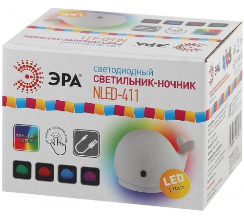 Светильник настольный NLED-411-1W-W белый  Б0041088  ЭРА