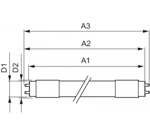 Лампа светодиодная CorePro LEDtube HF 600mm 9W 840 T8  929001249502  PHILIPS