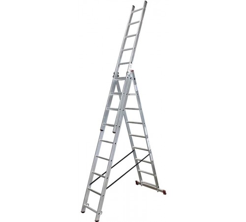 Лестница алюминиевая трёхсекционная ЛА 3х7  73/5/1/20  ВИХРЬ
