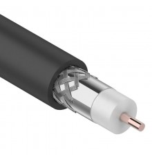 Кабель RG-11U (75 Ом), CCS/Al/Al 83 % (бухта 305 м) черный (OUTDOOR)  01-3011  REXANT