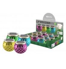 Светильник садово-парковый ландшафтный ССЛ-170 на солн.батарее, 9*9*10,стекло,зеленый,синий,желтый,фиолетовый,ДБ,  SQ0330-0193  TDM