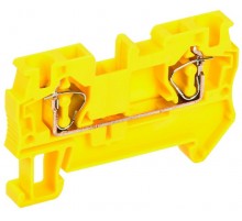 Клемма пружинная КПИ 2в-4 41А желтая   YZN11-004-K05  IEK 